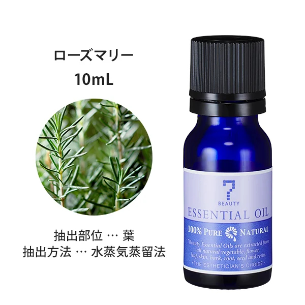 ローズマリー,アロマオイル,エッセンシャルオイル,精油,セブンビューティー,7SEVEN,ORGANIC ESSENTIAL OIL